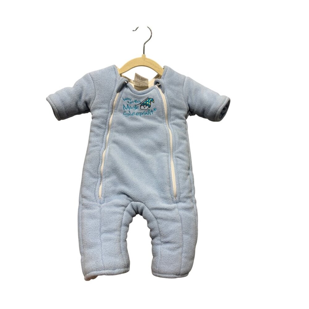 Baby Merlin Blue Magic Sleepsuit Infant Size S 3-6mo 12-18lbs
